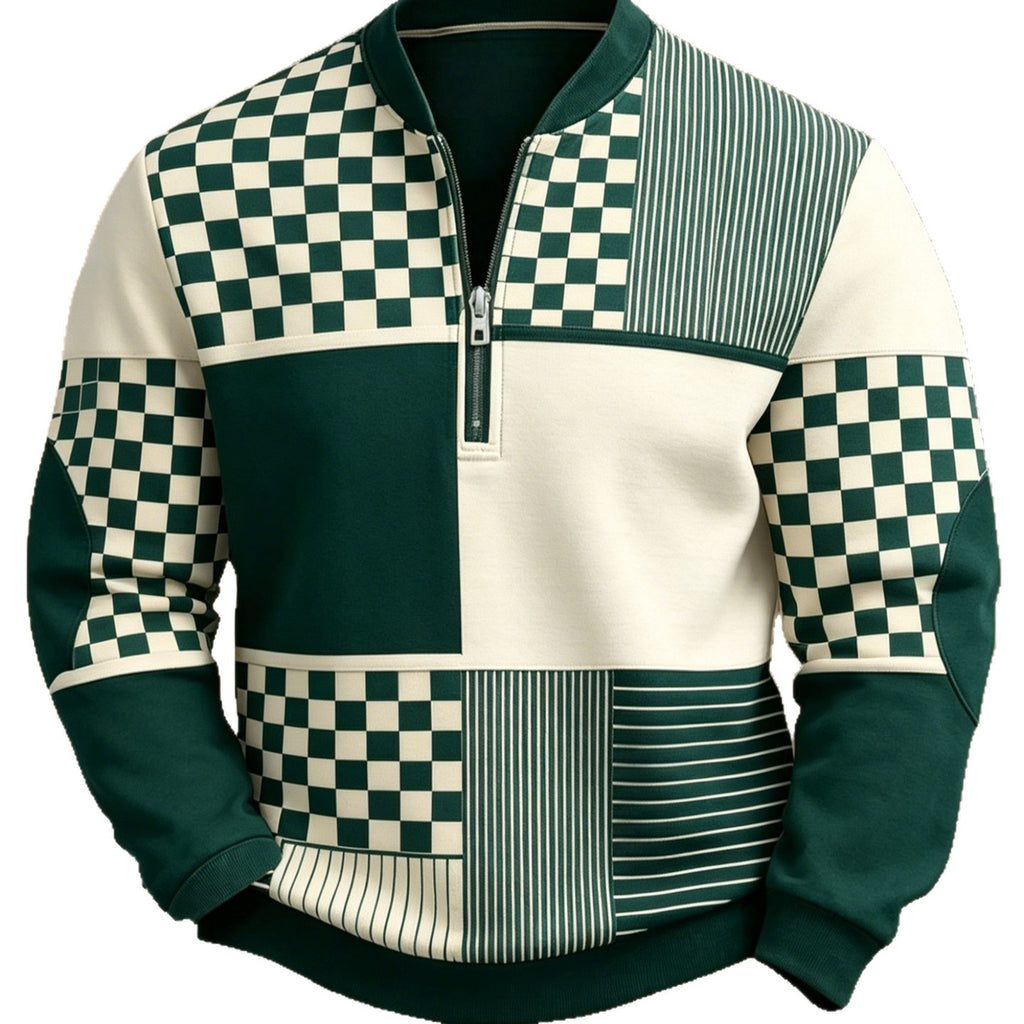 Half Zip Pullover Sweatshirt