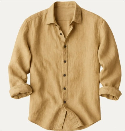 Long-sleeve button-down shirt
