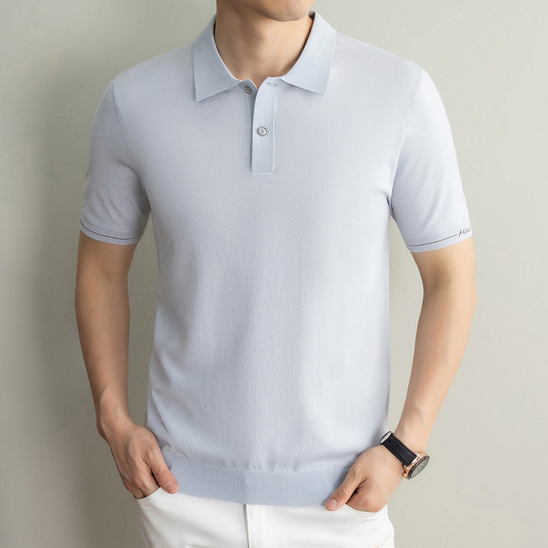 Men's Tencel Linen Polo Shirt