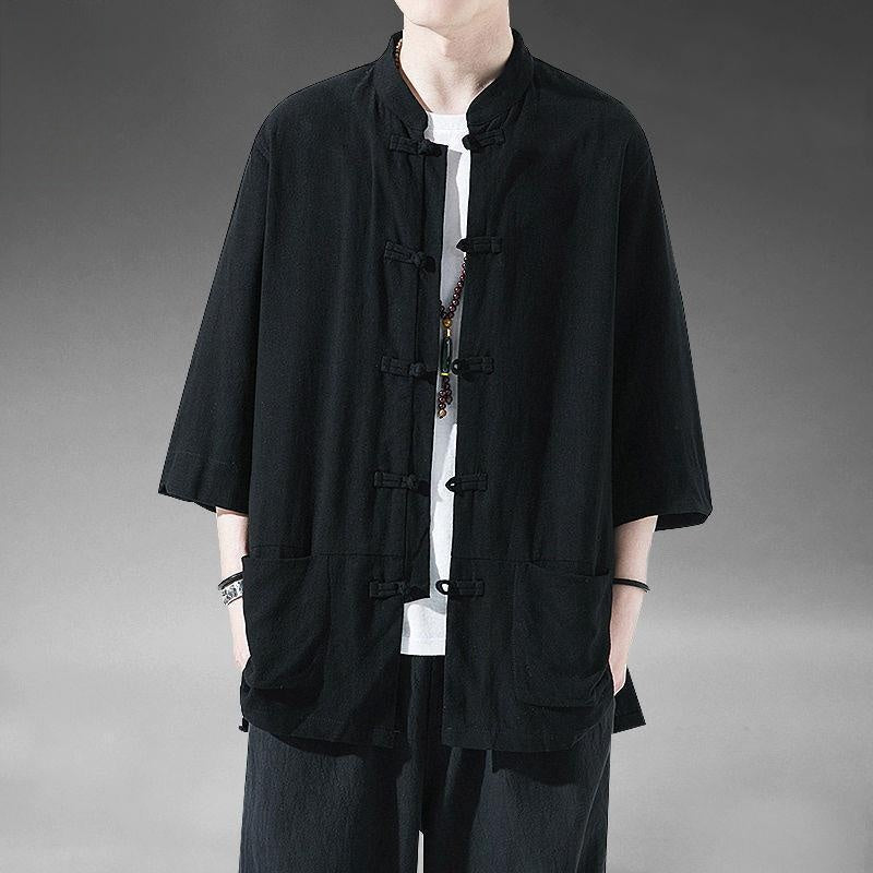 Linen Tang Suit Shirt
