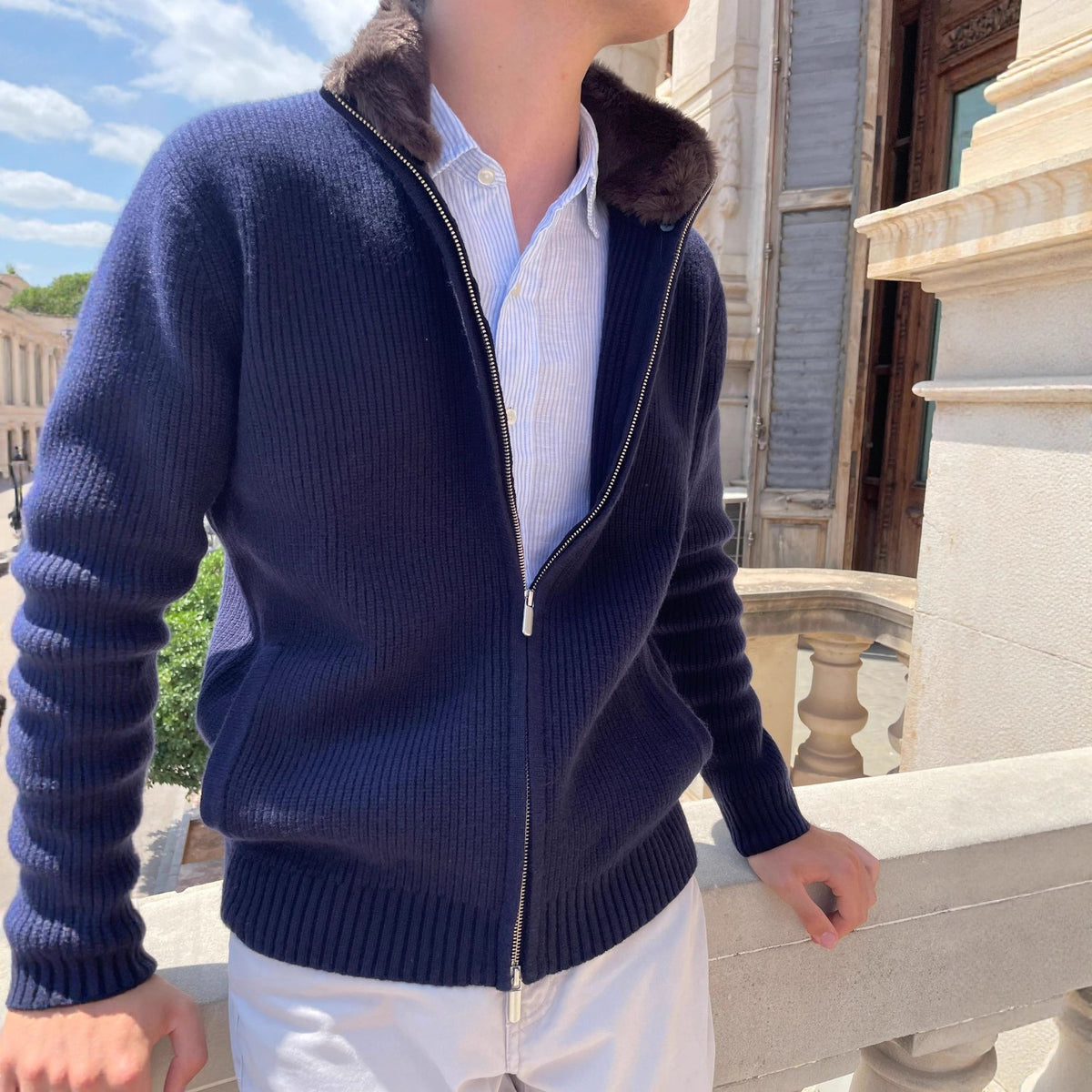 Knitted Cardigan Sweater