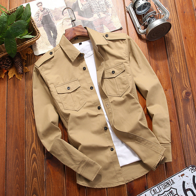 Mens Military Style Shirt | Cargo Shirt | PolarNut