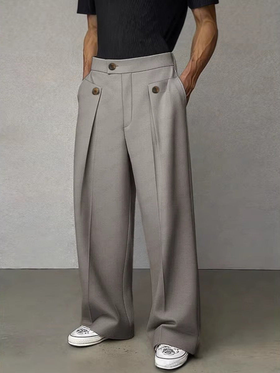Casual Straight Leg Trousers