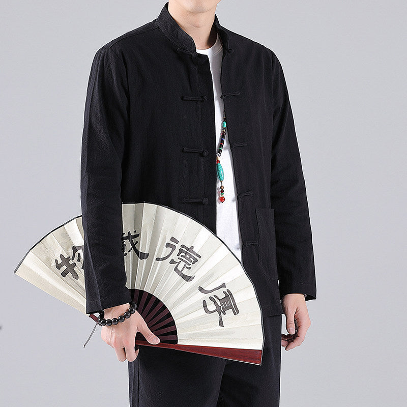Linen Tang Suit Shirt