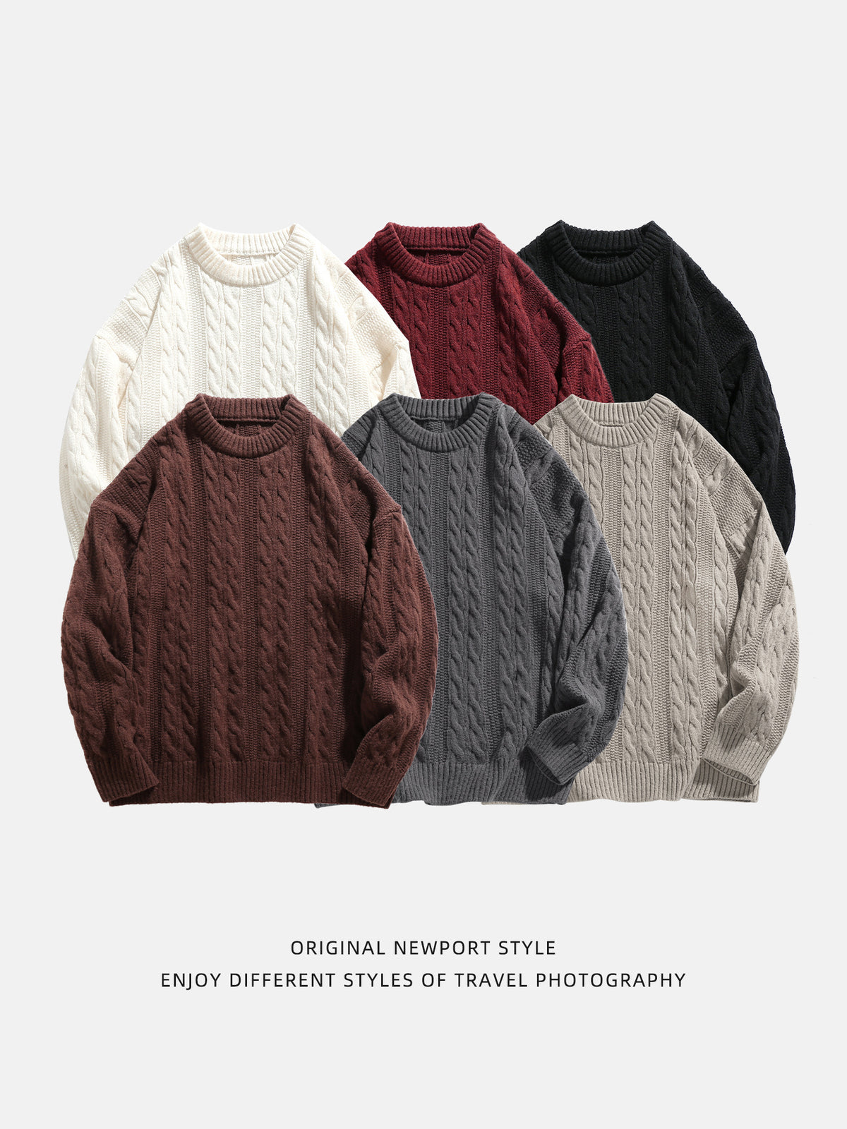 Texture Knitted Sweater