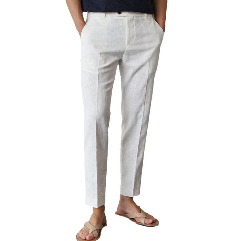 Linen Cotton Casual Pants