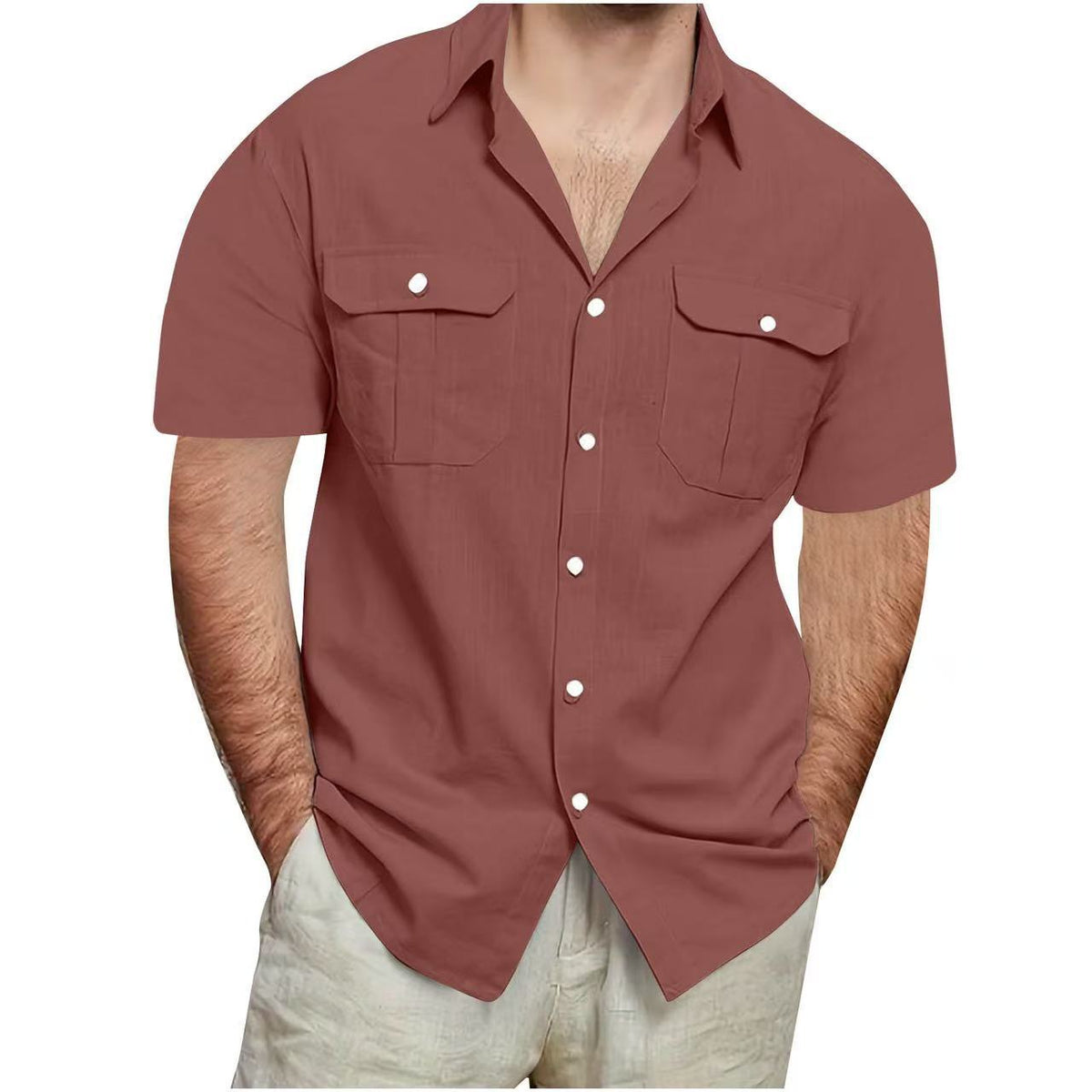 Men's Linen Cotton Shirt