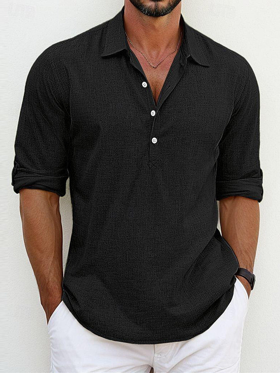 Linen Blend Casual Shirt