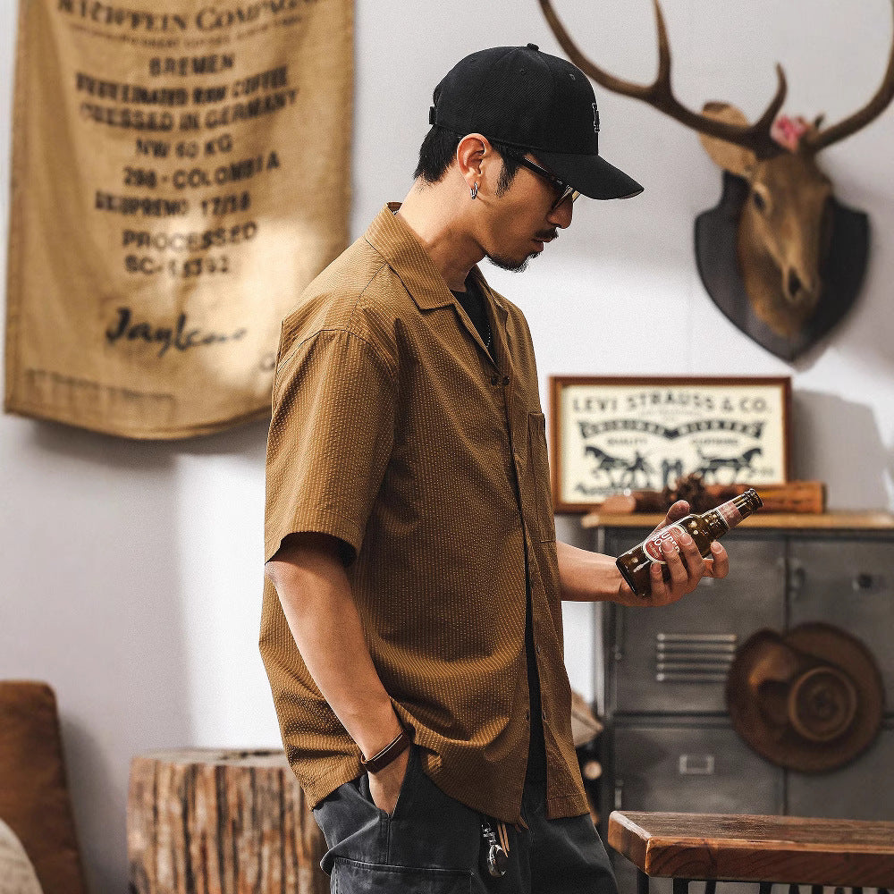 Cuban Collar Shirt