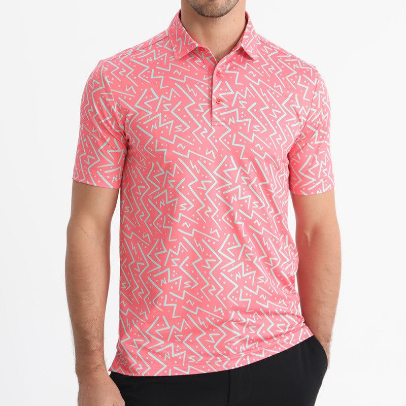 Mens Quick Dry Golf Polo Shirt