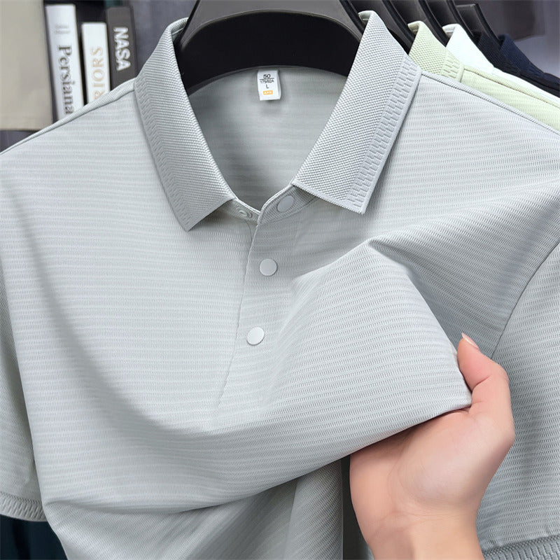 Men's Ice Silk Breathable Polo Shirt | PolarNut