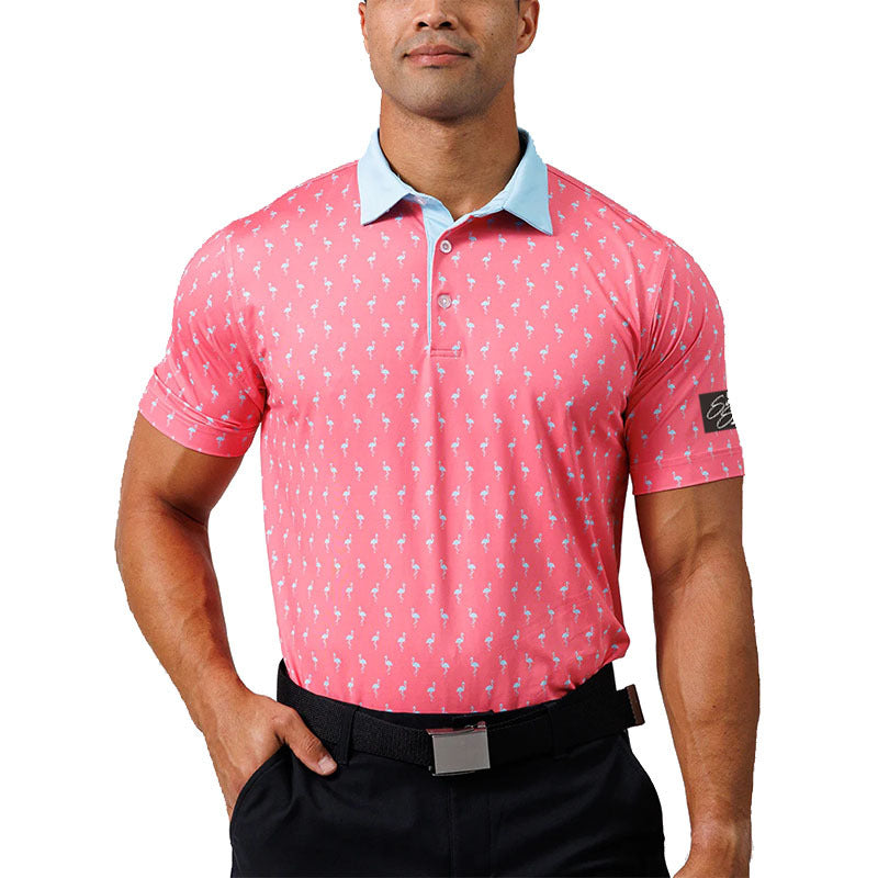 Men's Printed Golf Polo Shirt