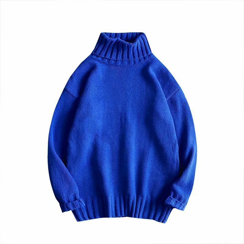 Men's Retro Turtleneck Knit Sweater