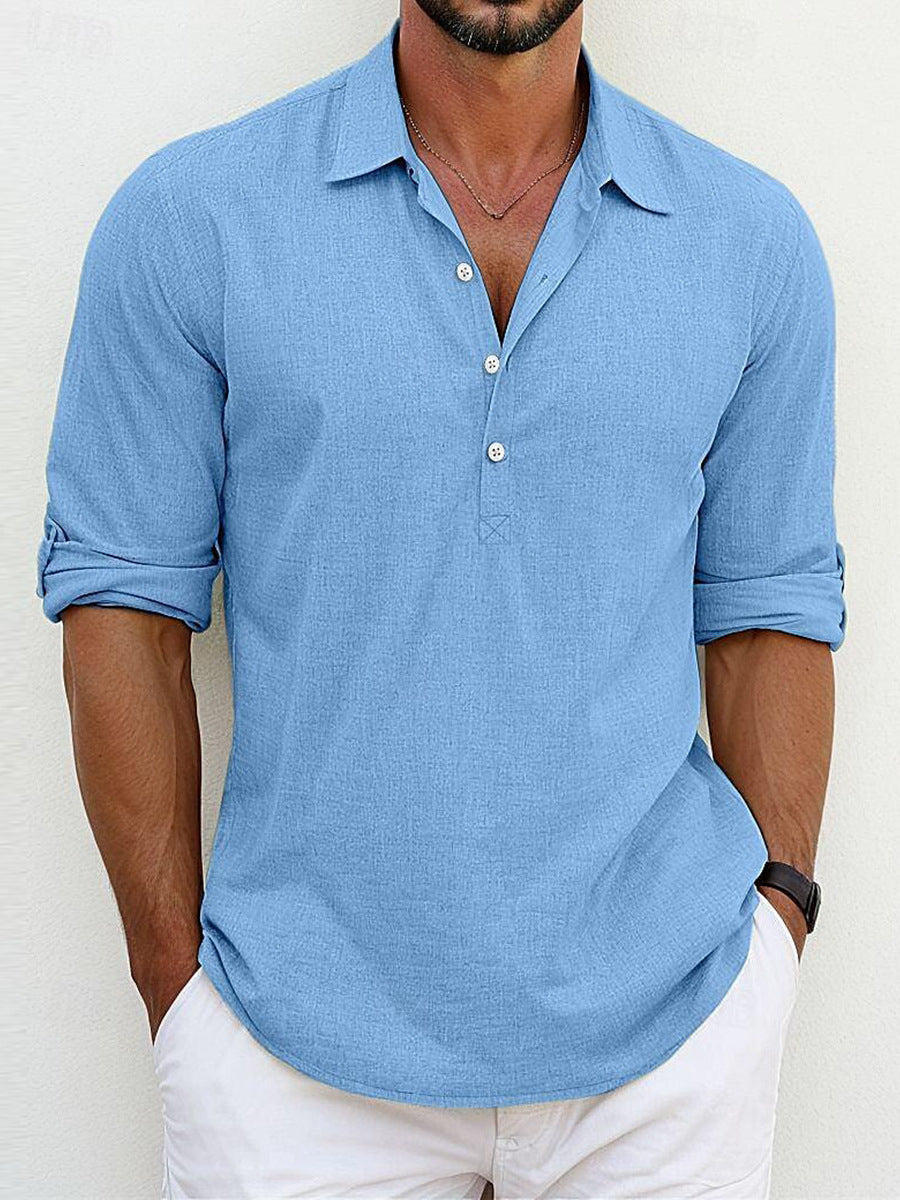 Linen Blend Casual Shirt