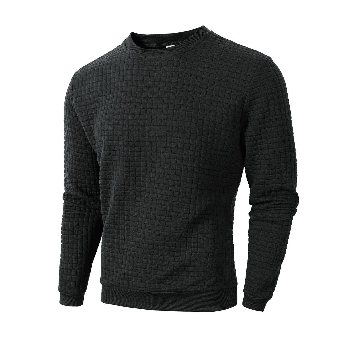 Checkered Long Sleeve Sweatshirt