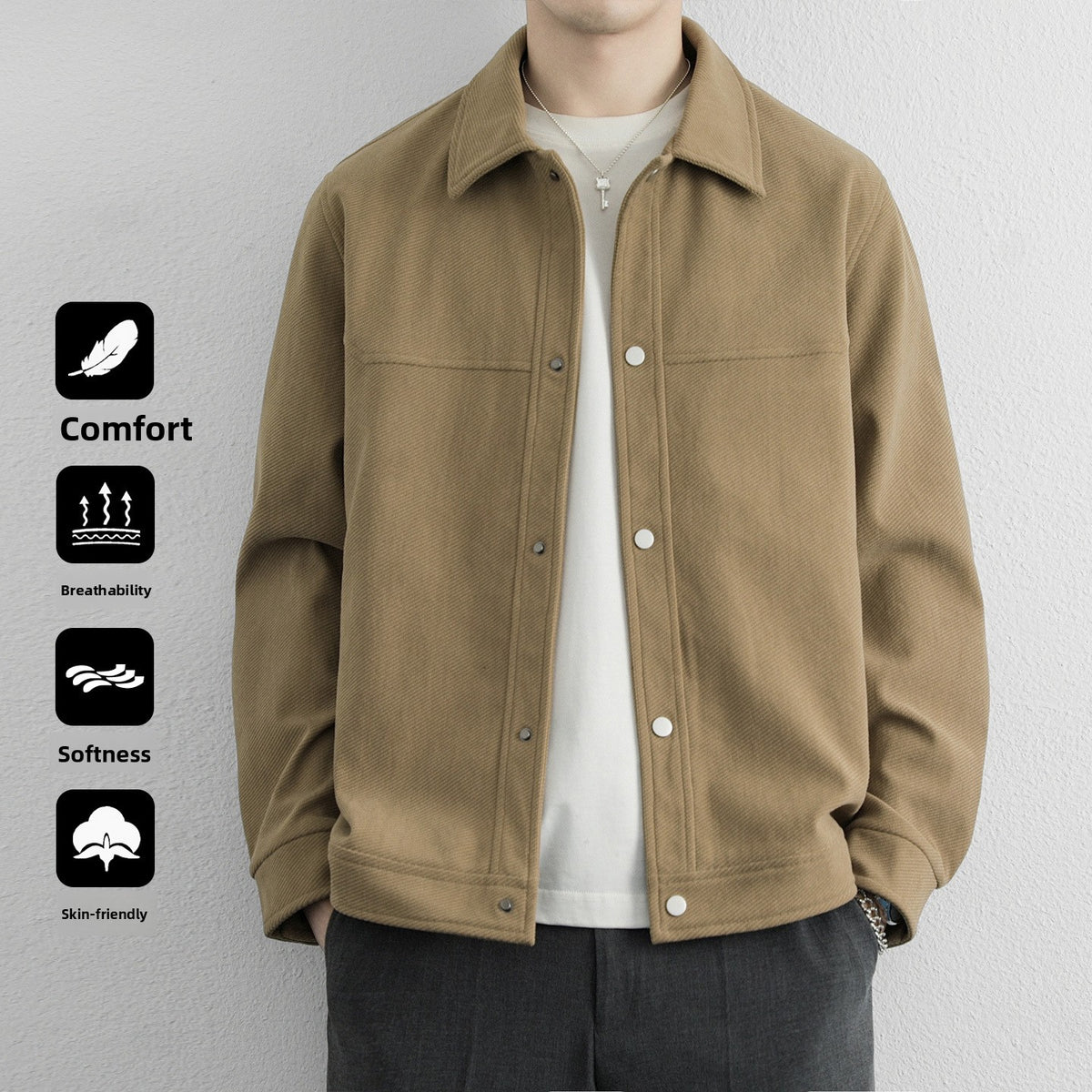 Vintage Style Mens Casual Jacket | PolarNut
