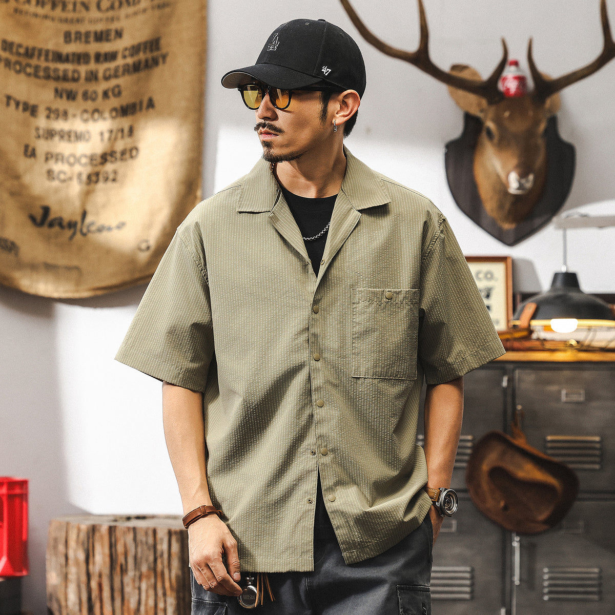 Cuban Collar Shirt