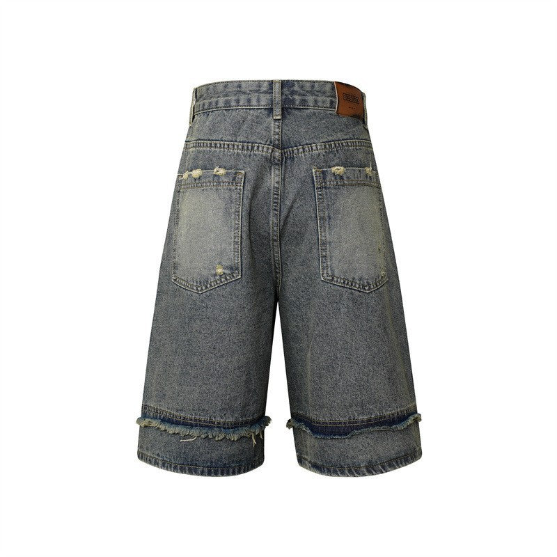 Retro Washed Denim Shorts | PolarNut