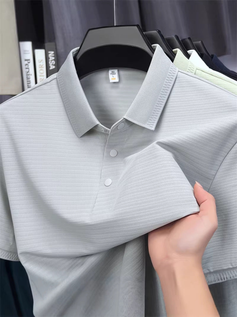 Men's Ice Silk Breathable Polo Shirt | PolarNut