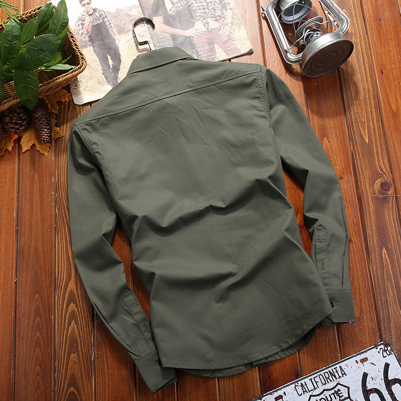 Mens Military Style Shirt | Cargo Shirt | PolarNut