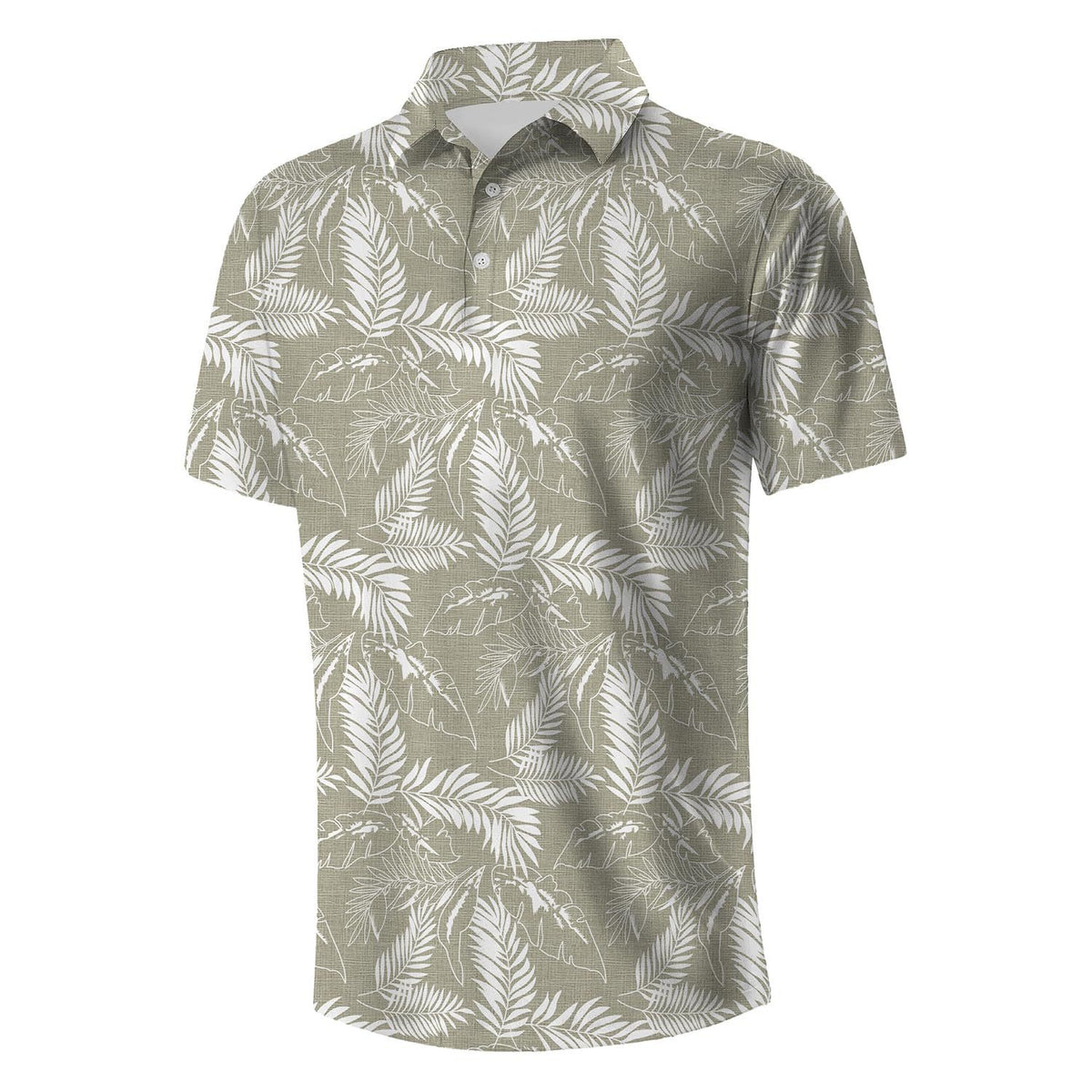 Men's 3D Printed Golf Polo Shirt