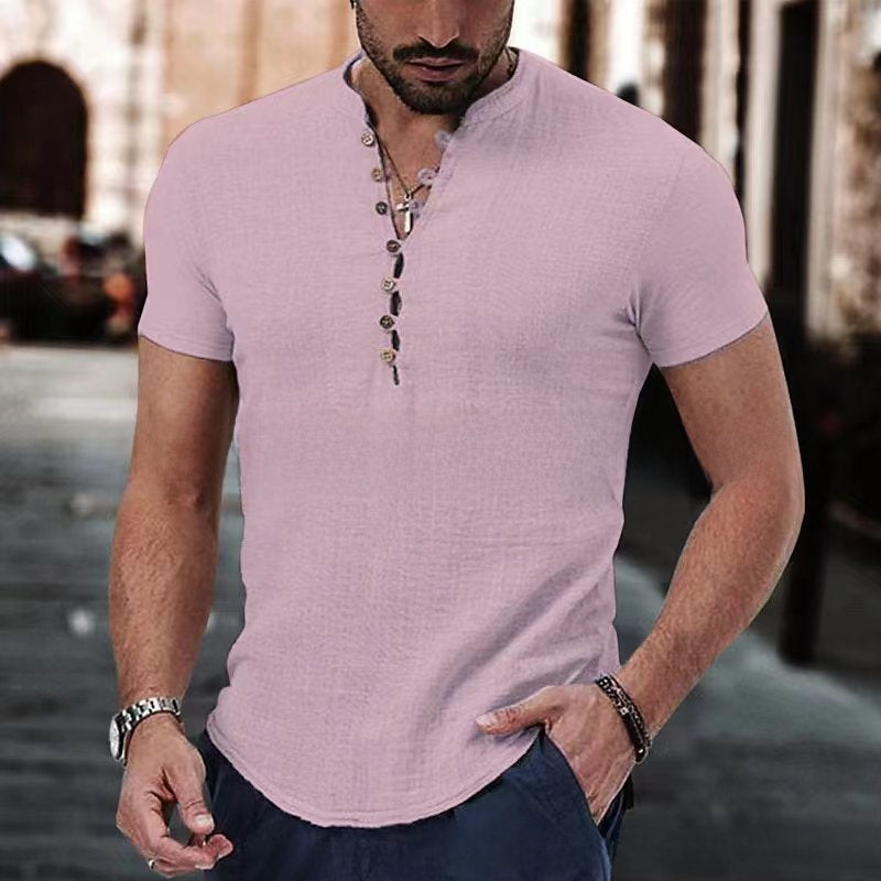 Men's Casual Linen Shirt