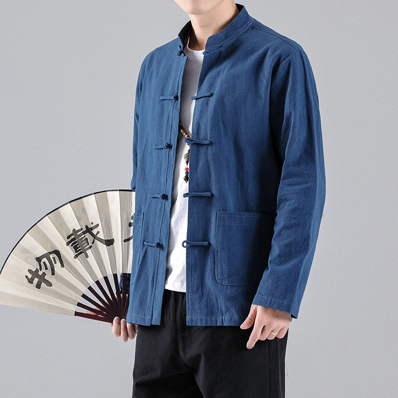 Linen Tang Suit Shirt