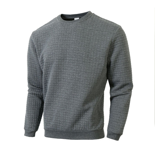 Checkered Long Sleeve Sweatshirt