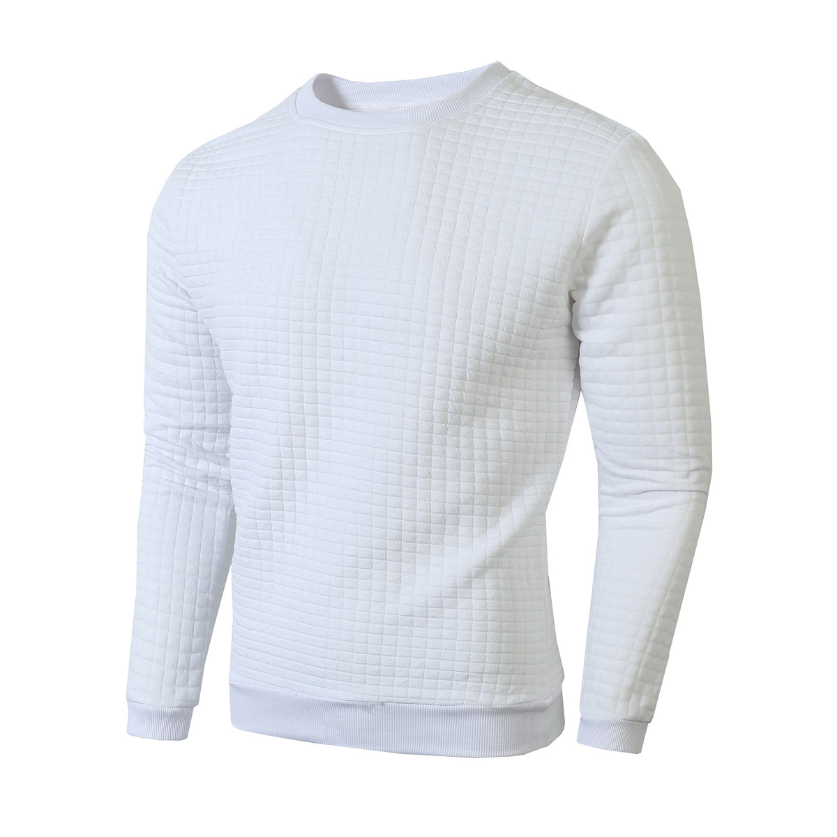 Checkered Long Sleeve Sweatshirt