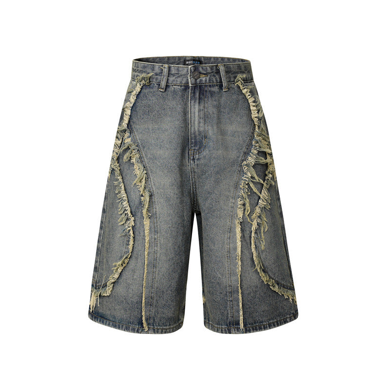 Retro Washed Denim Shorts | PolarNut