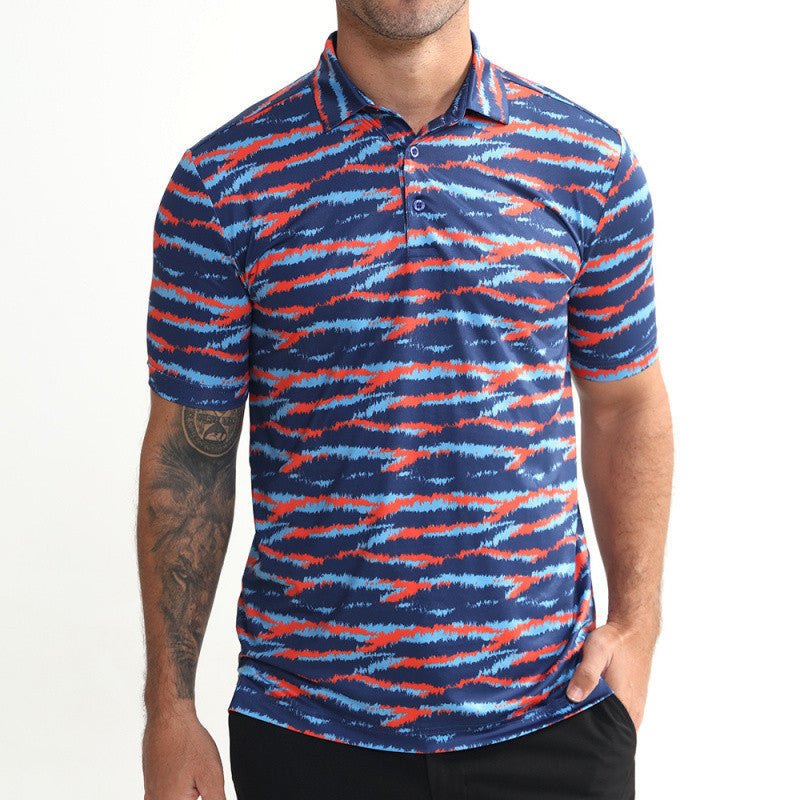 Mens Quick Dry Golf Polo Shirt