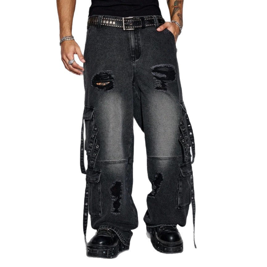 Wide-Leg Denim Pants | PolarNut