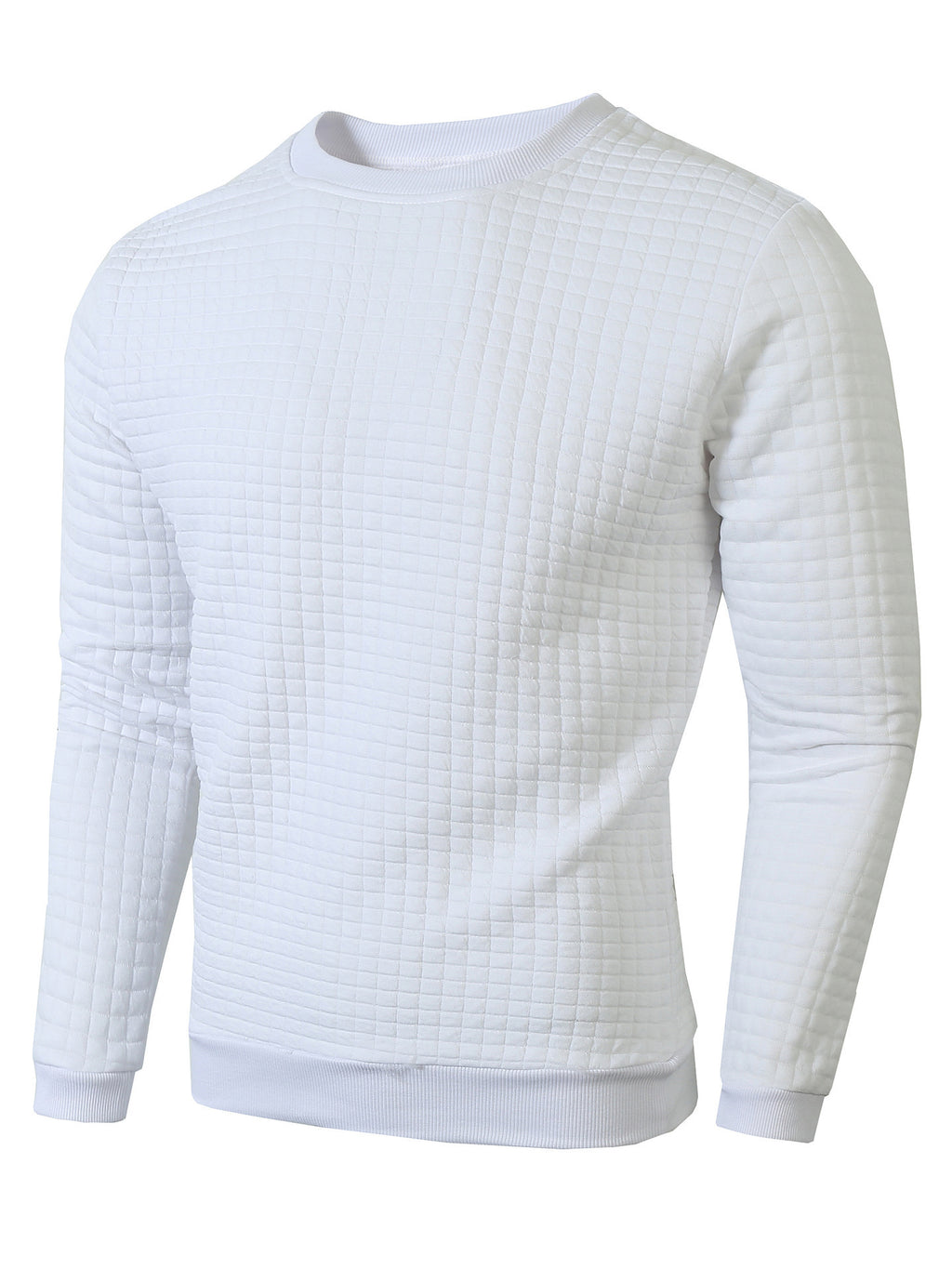 Checkered Long Sleeve Sweatshirt