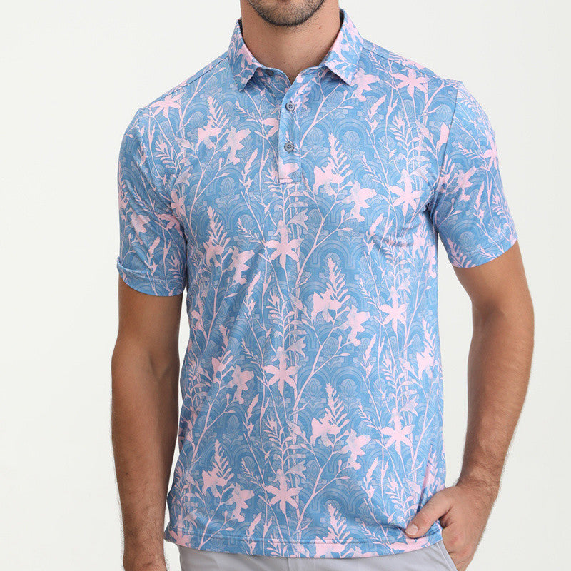 Mens Quick Dry Golf Polo Shirt