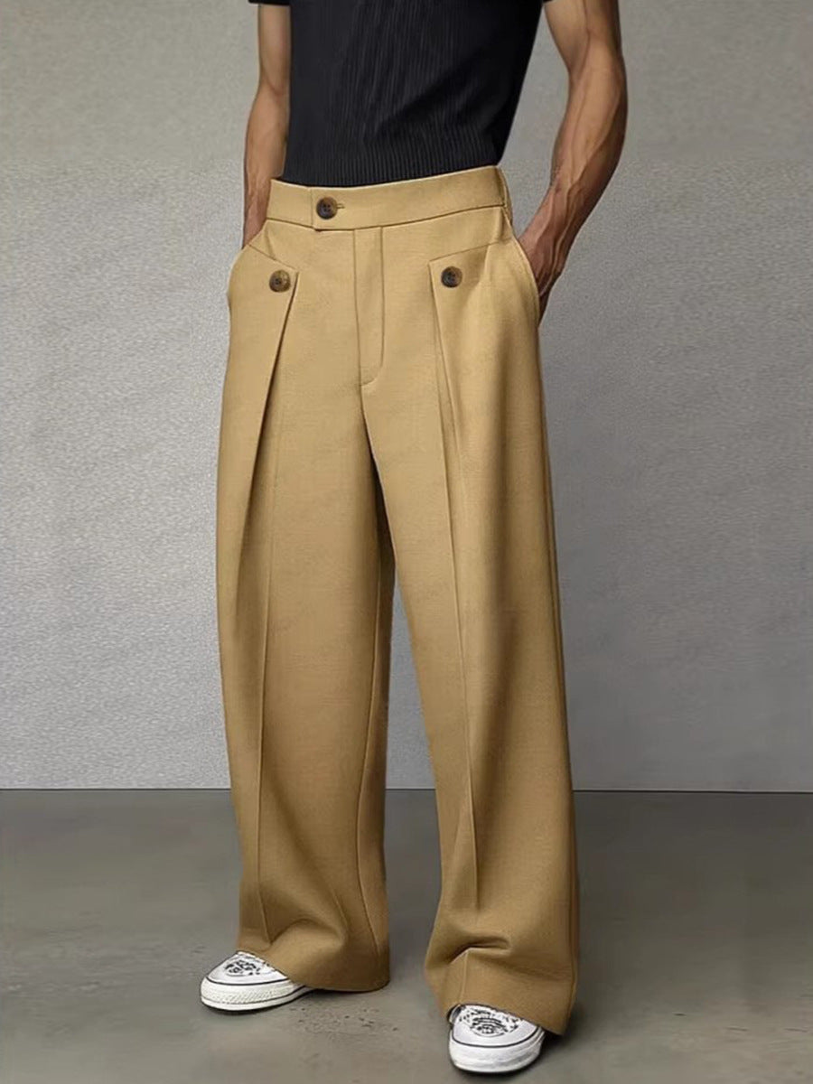 Casual Straight Leg Trousers