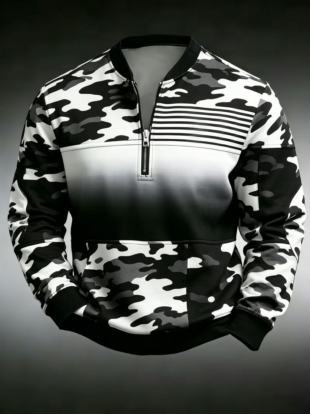 Half Zip Pullover Sweatshirt