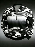 Half Zip Pullover Sweatshirt
