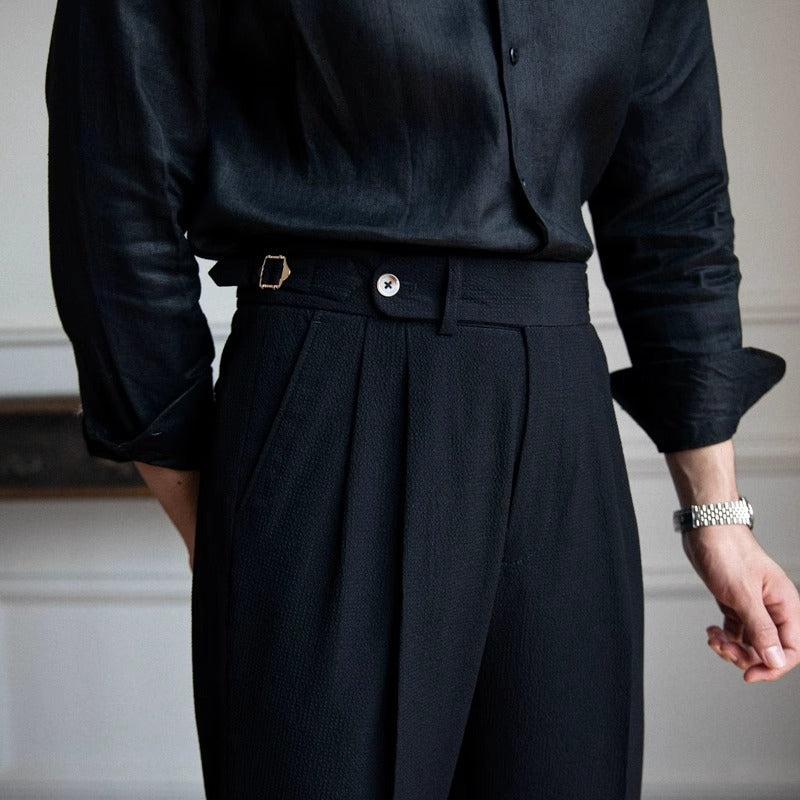 Men's Straight Cut Casual Trousers Summer | PolarNut