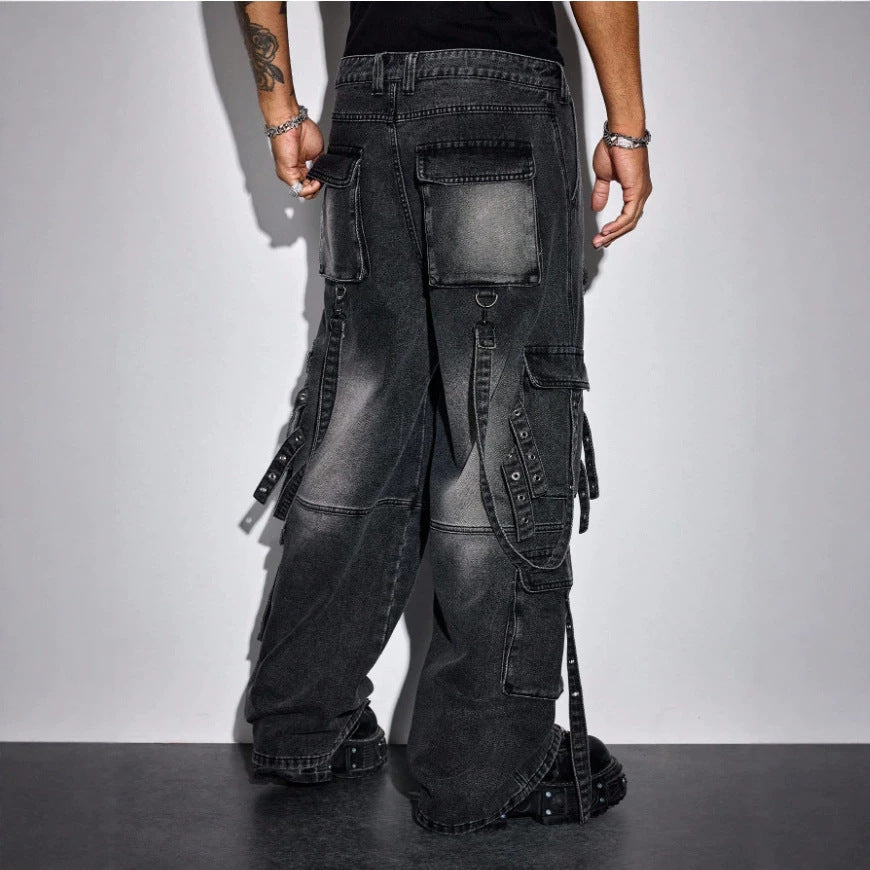 Wide-Leg Denim Pants | PolarNut