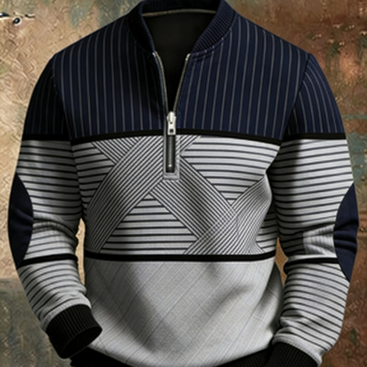 Half Zip Pullover Sweatshirt