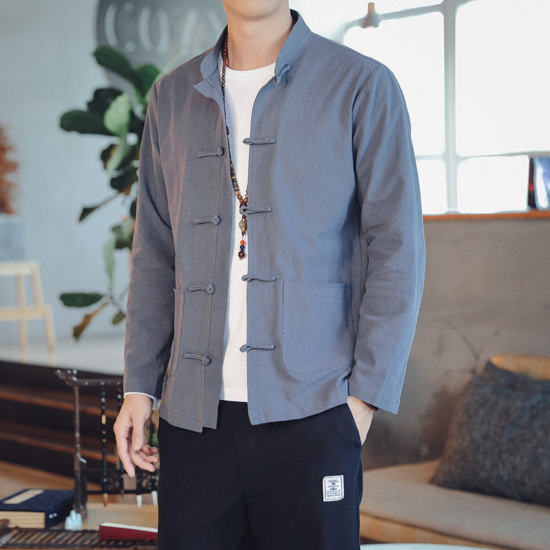 Linen Tang Suit Shirt