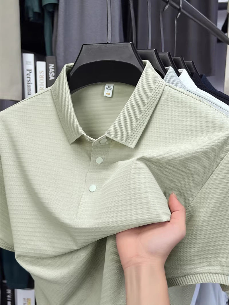 Men's Ice Silk Breathable Polo Shirt | PolarNut