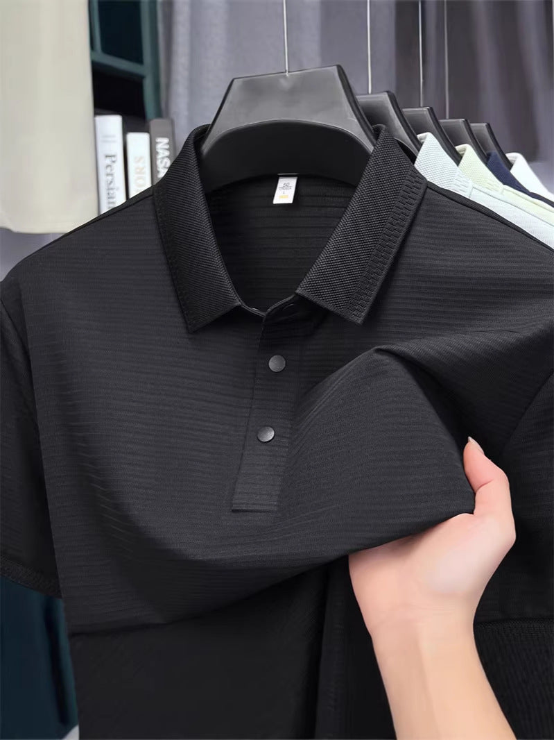Men's Ice Silk Breathable Polo Shirt | PolarNut