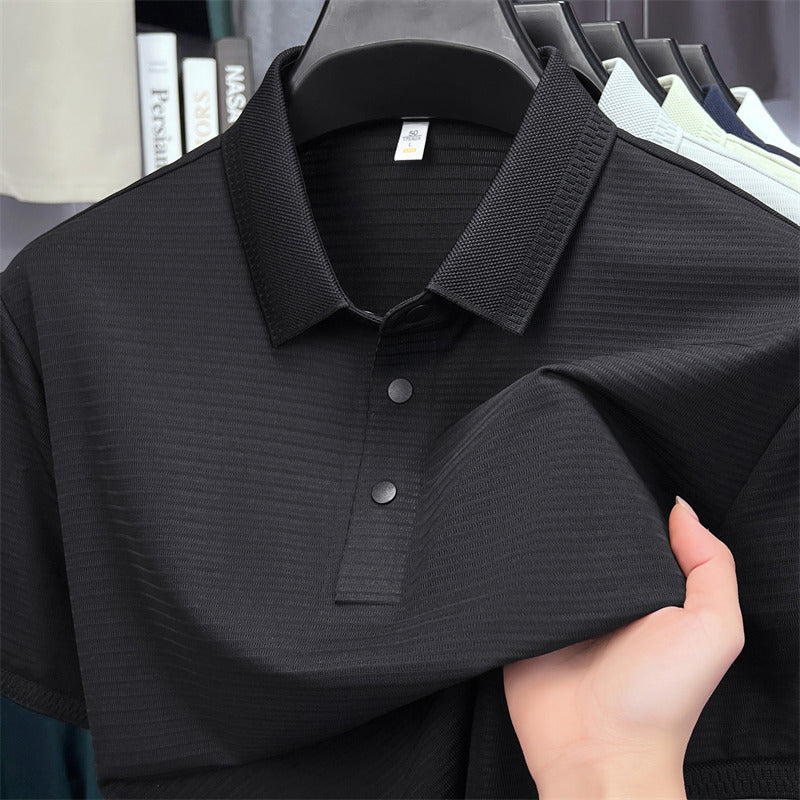 Men's Ice Silk Breathable Polo Shirt | PolarNut