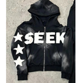 Printed Hooded Sweatshirt