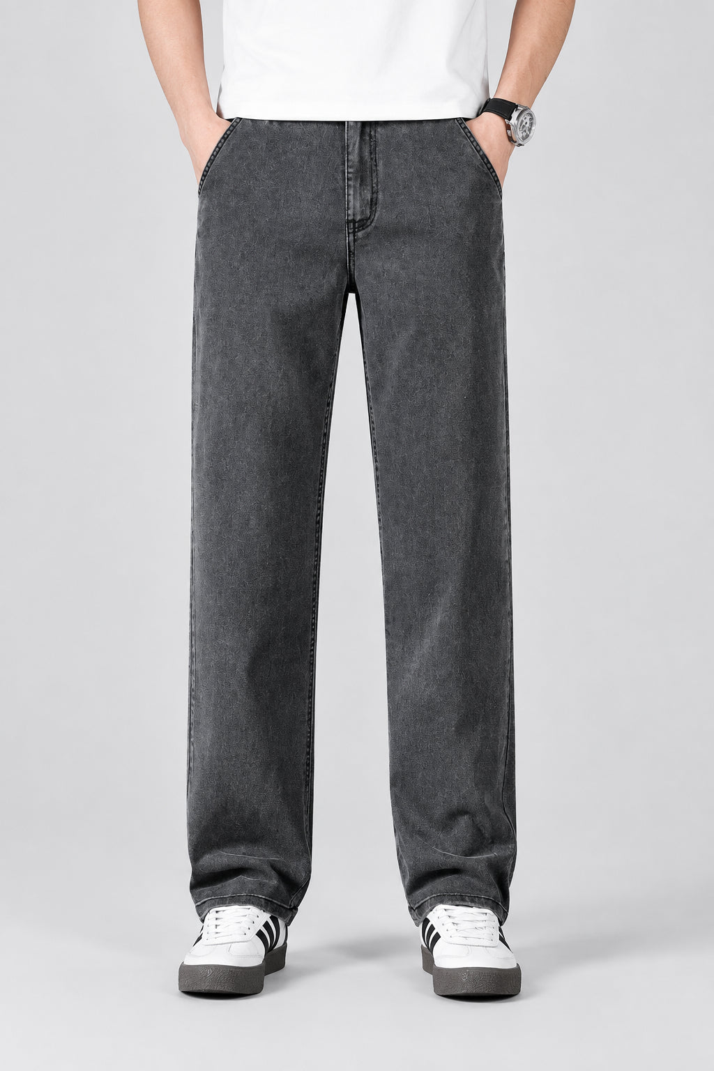 Mens Ice Silk Stretch Jeans | Jeans | PolarNut