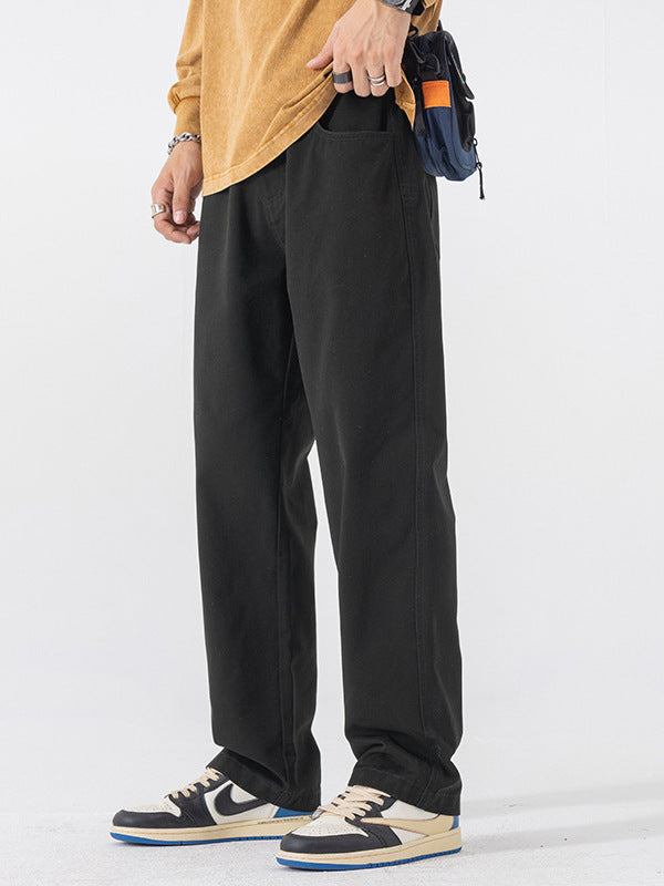 Mens Straight Leg Casual Cotton Pants | PolarNut
