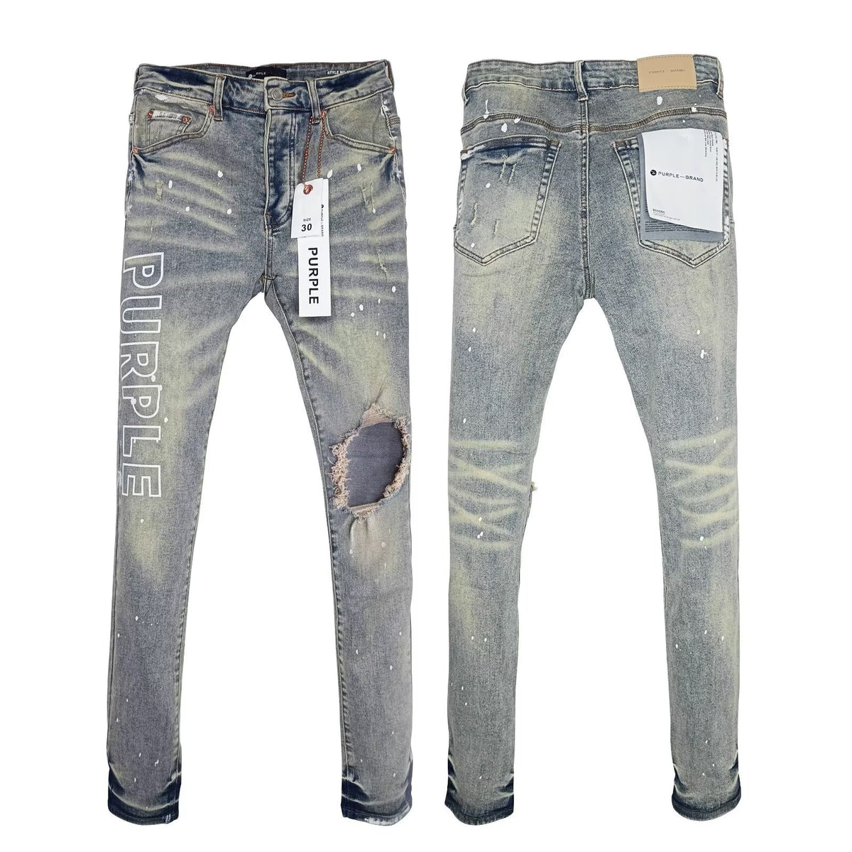 Slim Patch Jeans