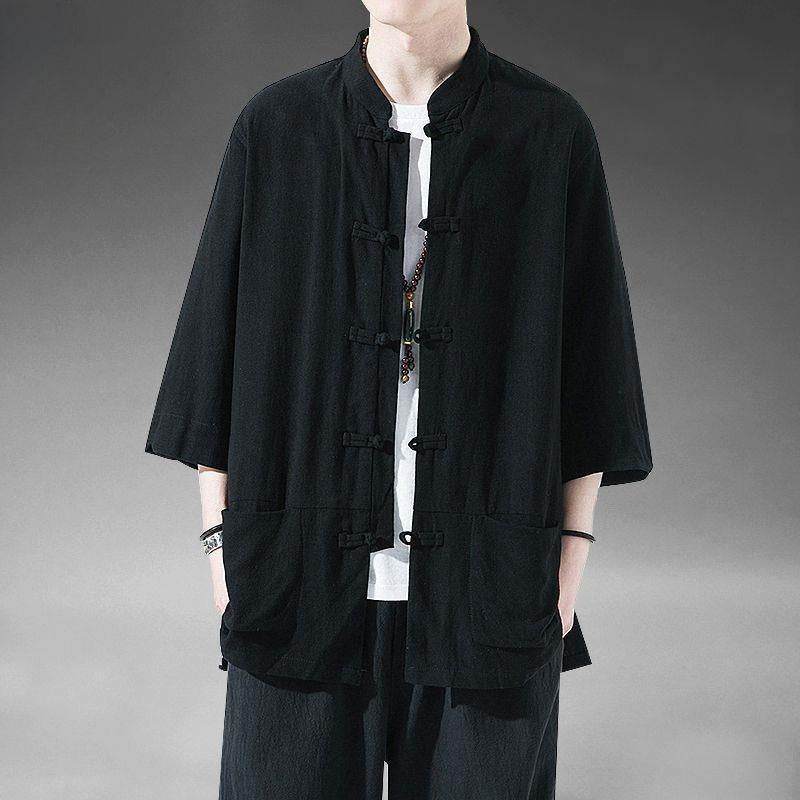 Linen Tang Suit Shirt