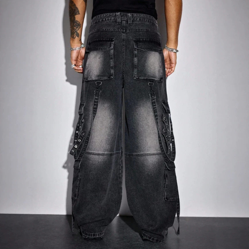 Wide-Leg Denim Pants | PolarNut
